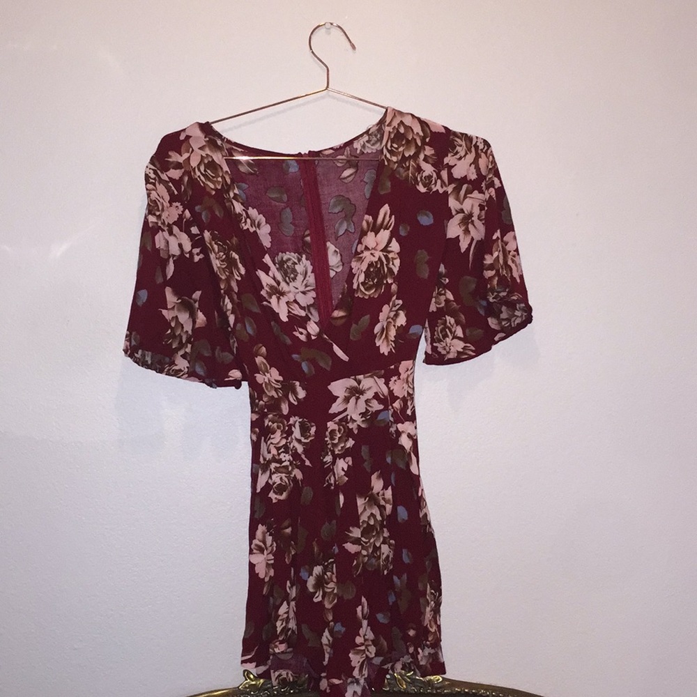 🥀Red Floral Romper🥀
